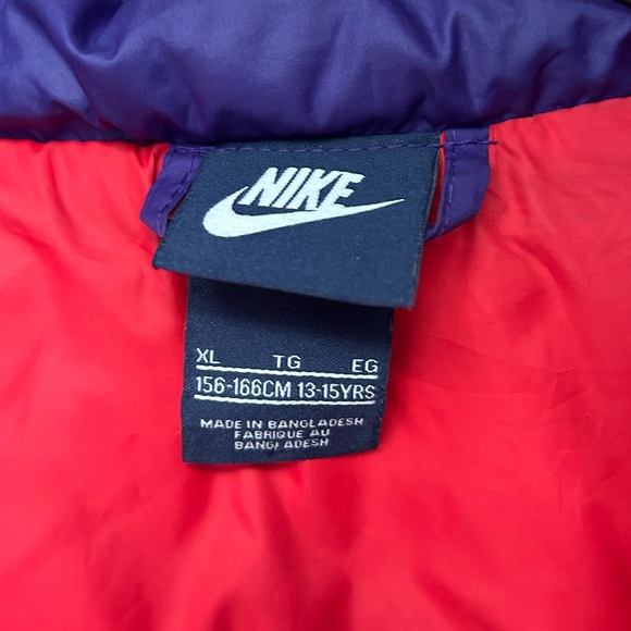 NIKE youth size XL winter purple puffer jacket - Picture 9 of 11